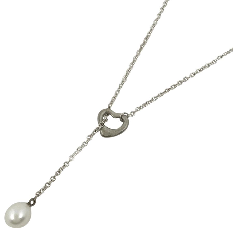TIFFANY&Co. ティファニー オープンハート ネックレス ラリアット  