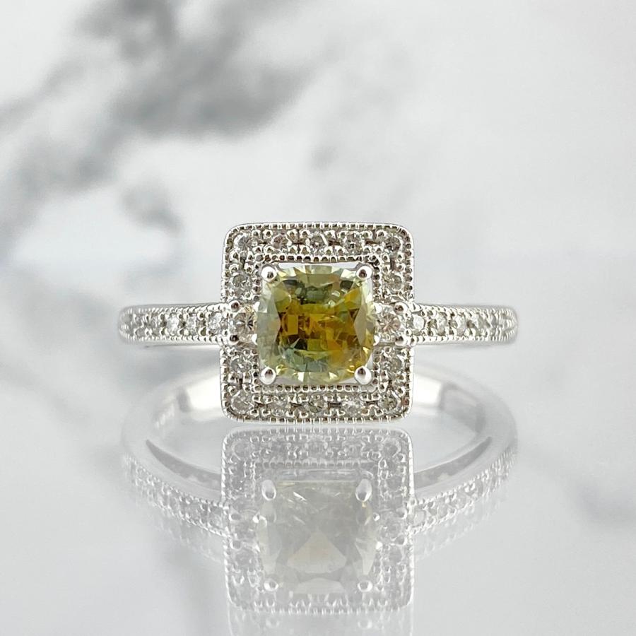 セレクトジュエリー モンタナサファイア デザインリング プラチナ 指輪  