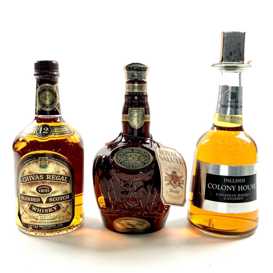 3本 シーバスブラザーズ パリサーコロニーハウス スコッチ