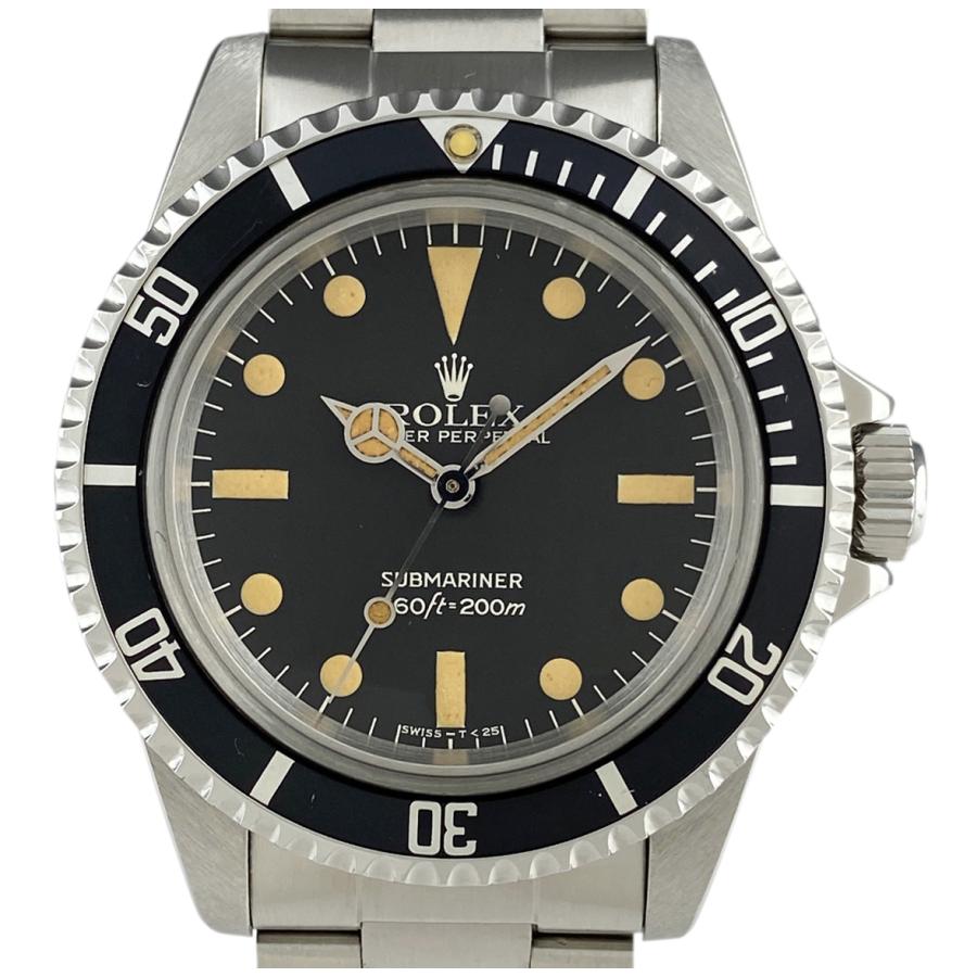 ROLEX ロレックス サブマリーナ ノンデイト フチなし 5513 腕時計 SS 