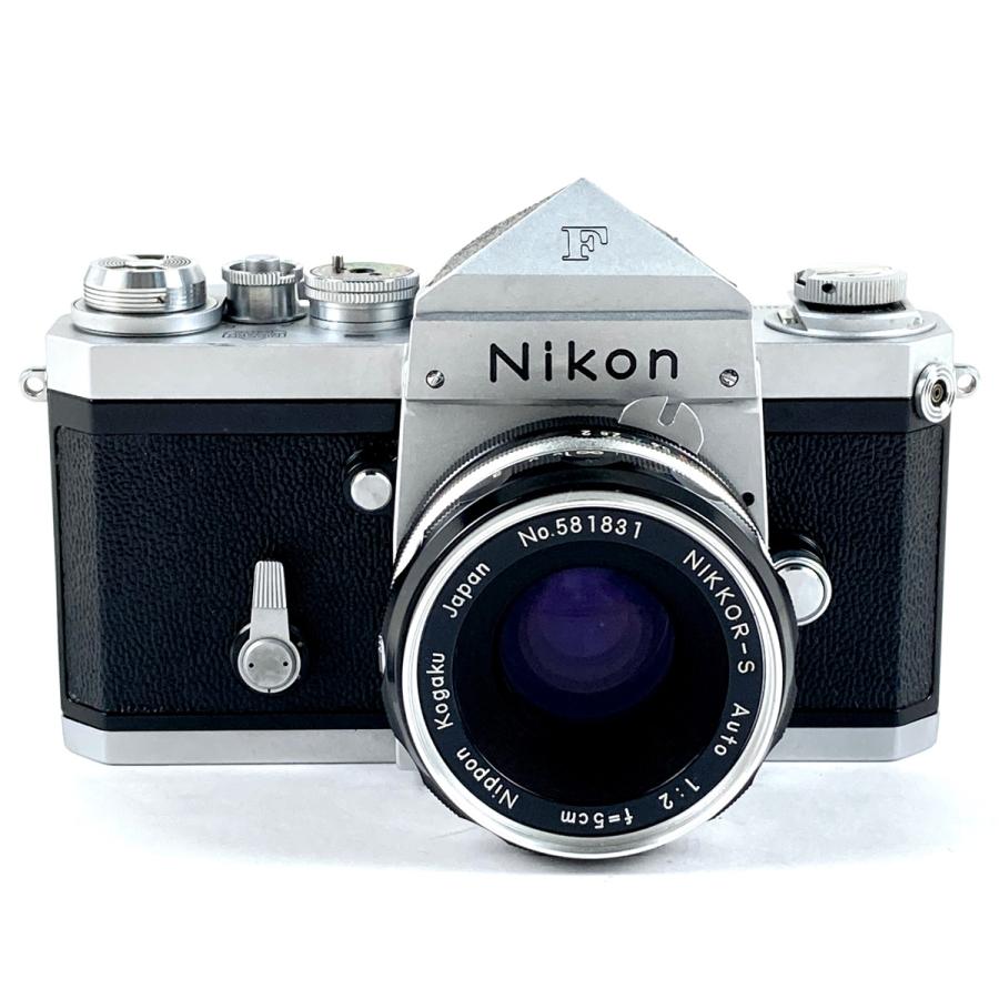 ニコン Nikon F アイレベル シルバー＋Auto NIKKOR-S 50mm F2 非Ai 