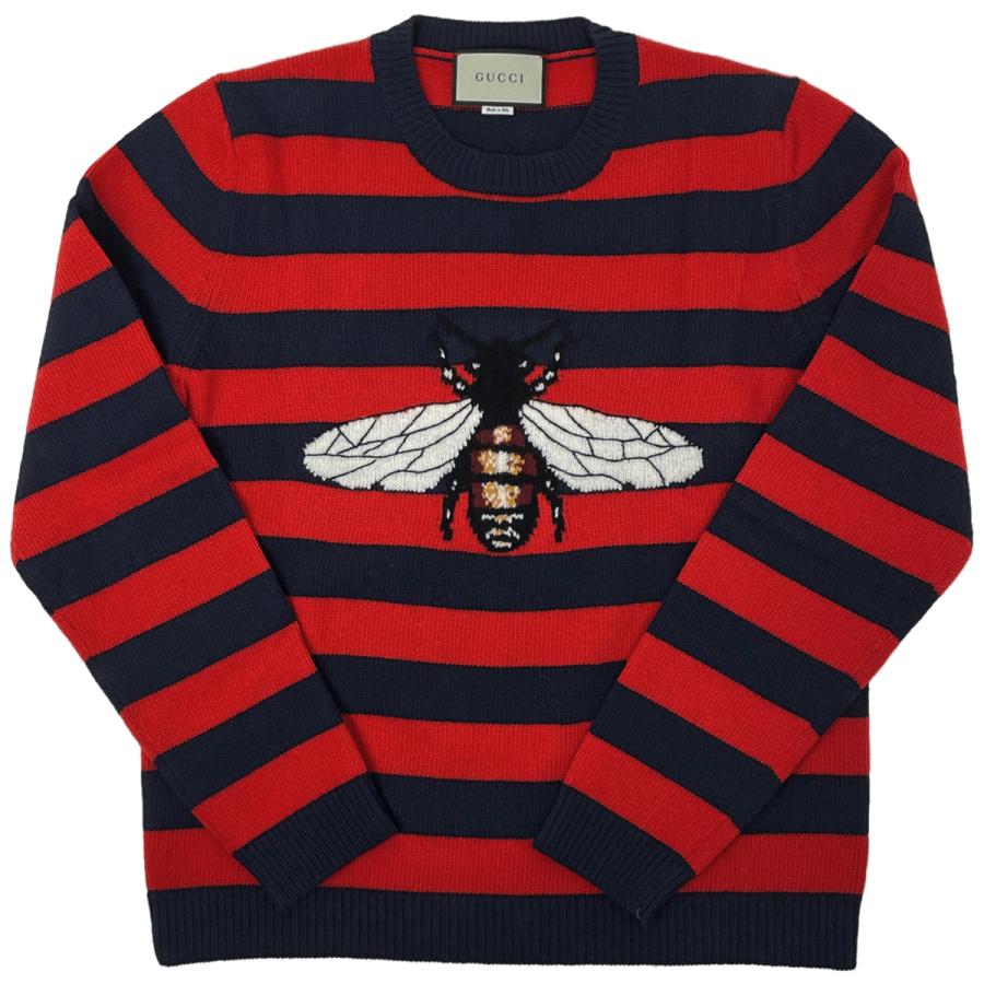GUCCI グッチ ニット セーター 蜂 ウール100 GUCCI グッチ ニット セーター 蜂 ウール100