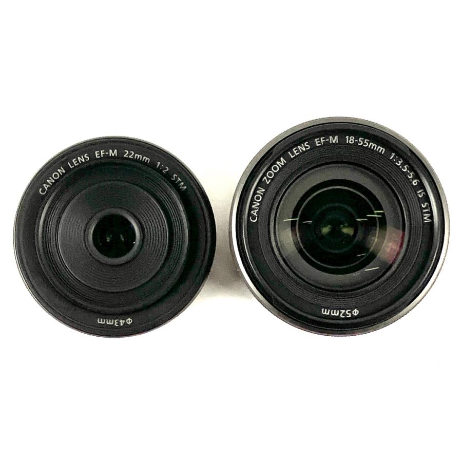 キヤノン Canon EOS M ダブルレンズキット ブラック デジタル ミラー
