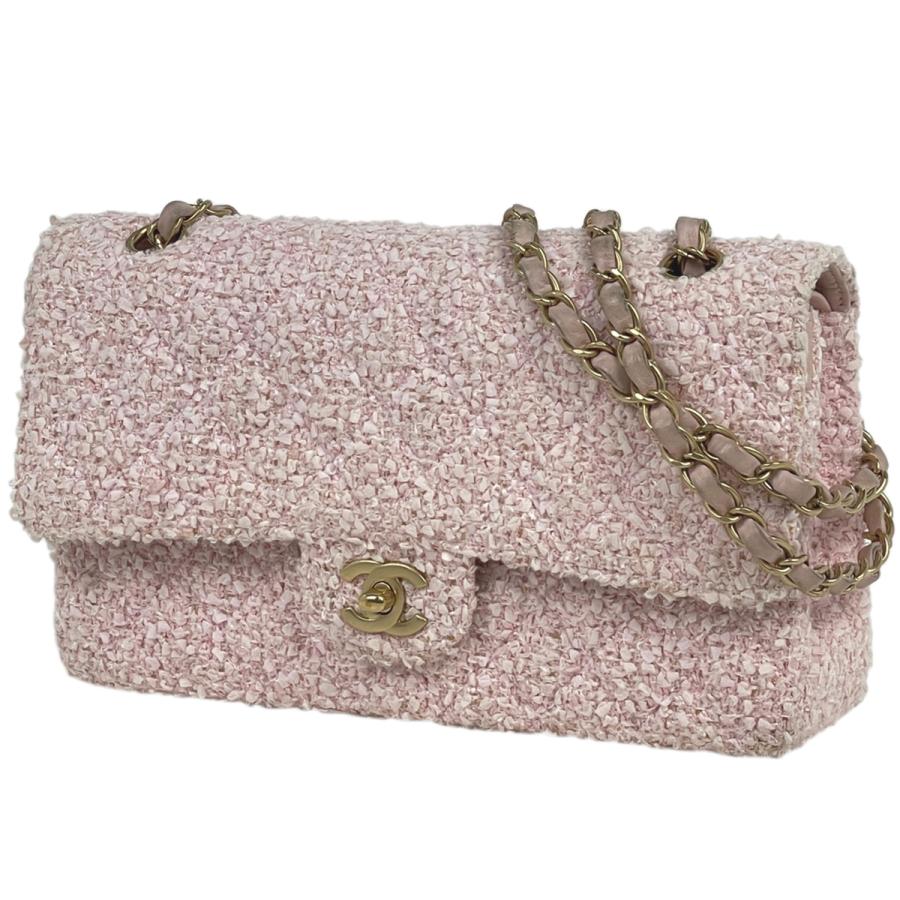 CHANEL シャネル マトラッセ Wフラップ チェーン ショルダーバッグ  