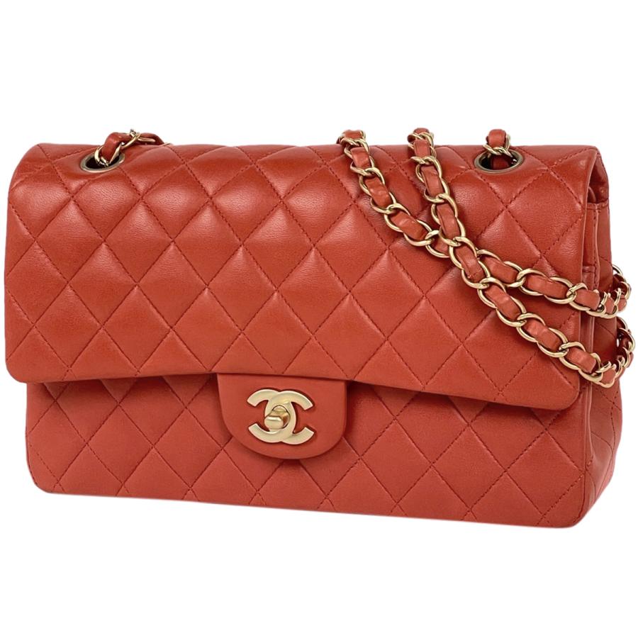 CHANEL シャネル マトラッセ Wフラップ チェーン ショルダーバッグ  