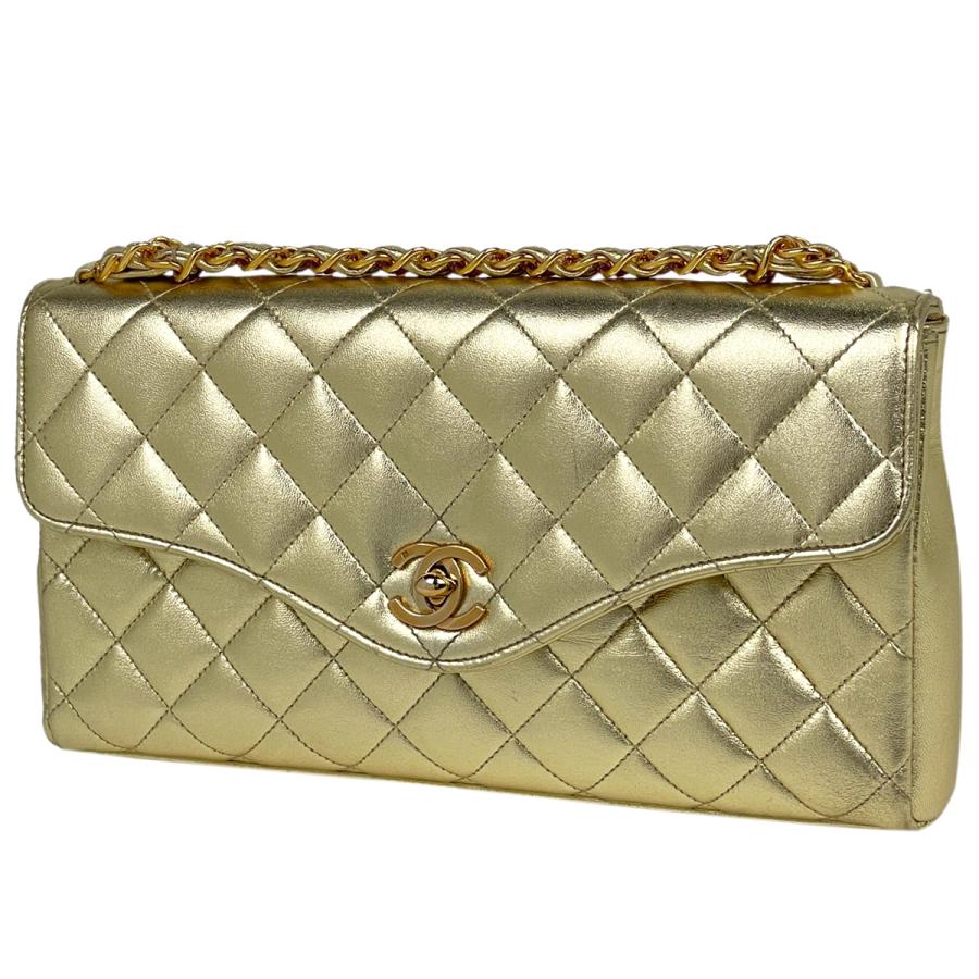 シャネル CHANEL ココマーク チェーン ハンドバッグ マトラッセ  