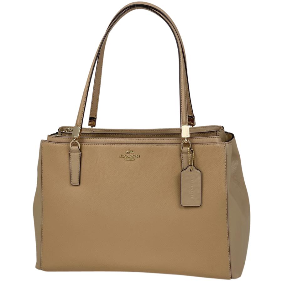 COACH コーチ ロゴ トートバッグ 2WAY ショルダーバッグ 肩掛け レザー  