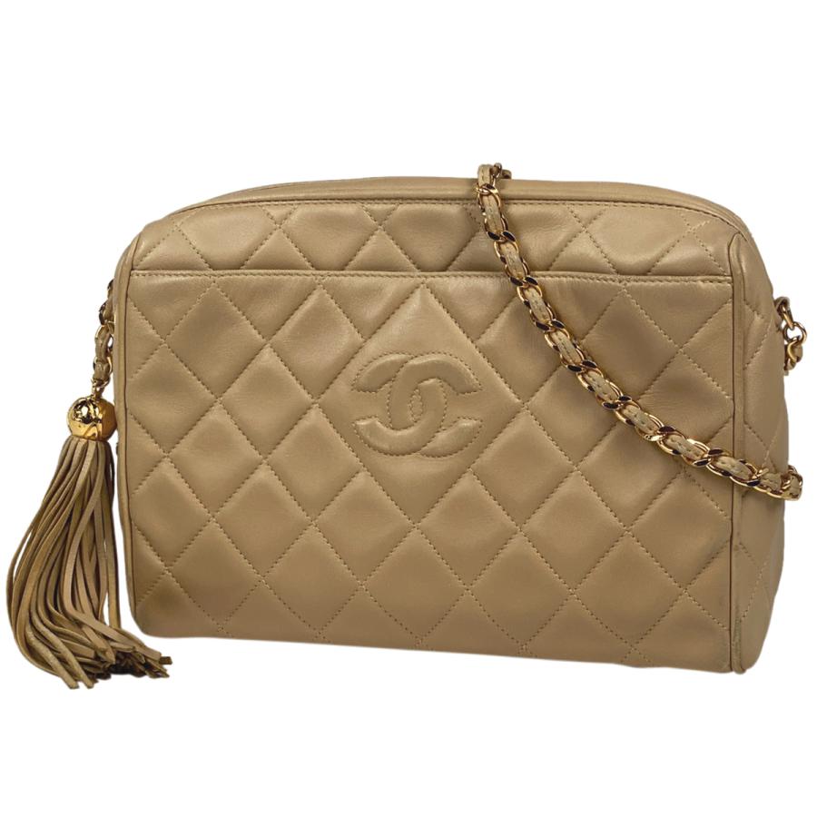 シャネル CHANEL ココマーク フリンジ チェーン ショルダーバッグ  