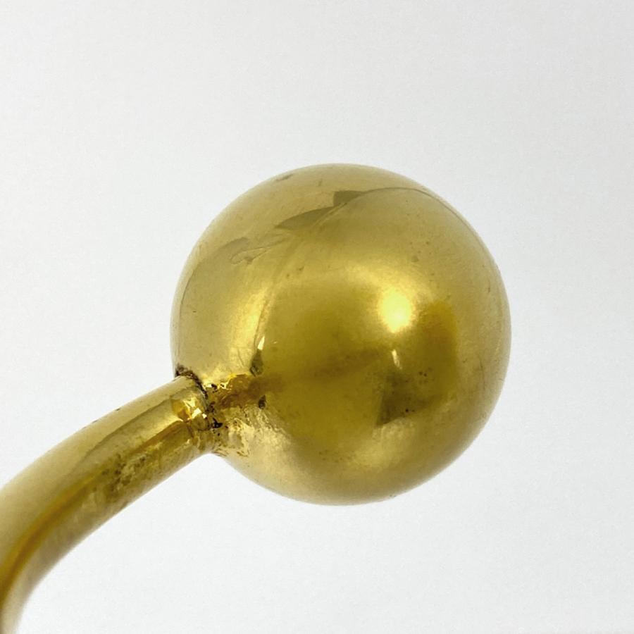 CHANEL シャネル ロゴ バングル 腕輪 GP ゴールド レディース