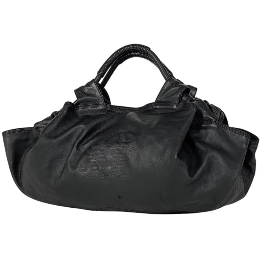 LOEWE ロエベ ナッパアイレ 手提げ アナグラム ハンドバッグ レザー 
