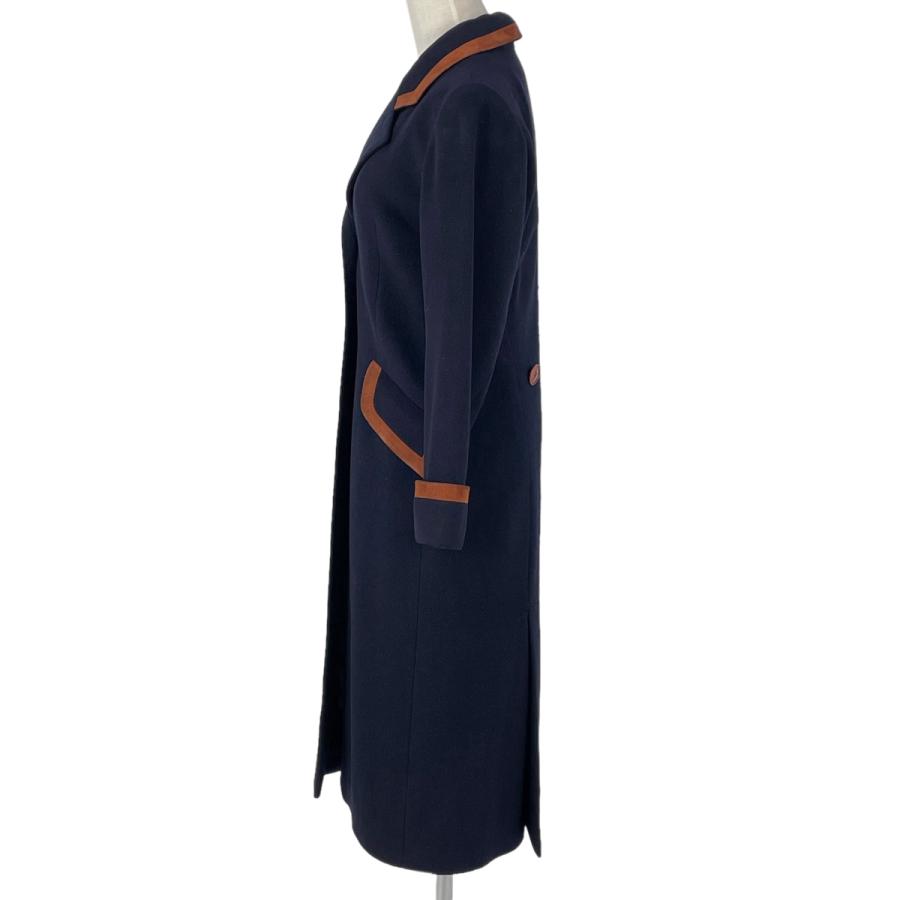エルメス HERMES ロゴボタン チェスターコート ロング アウター 
