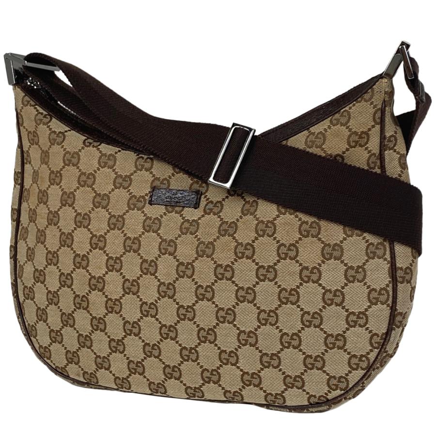 GUCCI ワンショルダーバッグ 肩掛け 自立型 GGキャンバス 110292 GUCCI ワンショルダーバッグ GG キャンバス 肩掛け 斜めがけ可