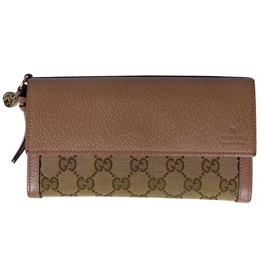 グッチ GUCCI GG柄 二つ折り 長財布 小銭入れ 札入れ 長財布  