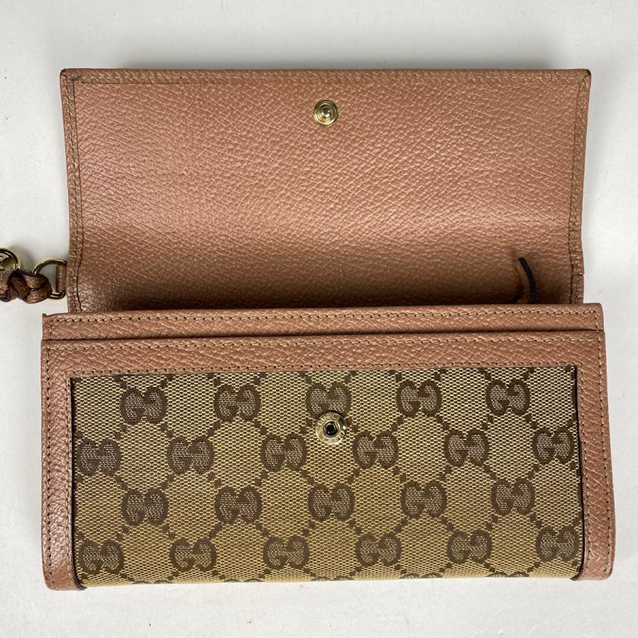 グッチ GUCCI GG柄 二つ折り 長財布 小銭入れ 札入れ 長財布  