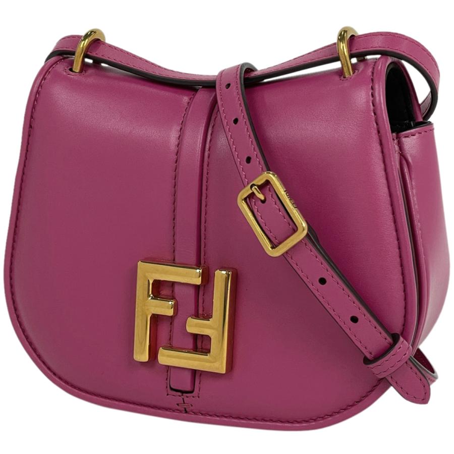 FENDI（フェンディ） カモン スモール FFロゴ ショルダーバッグ レザー 