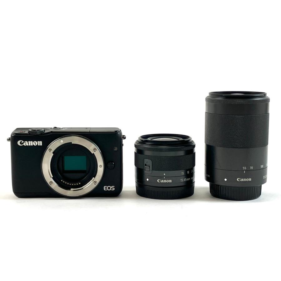 【元箱付き美品】Canon EOS M10 ダブルズームキット ブラック canon EOS M10 ダブルズームキット 〈ブラック〉 CANON EOS M10
