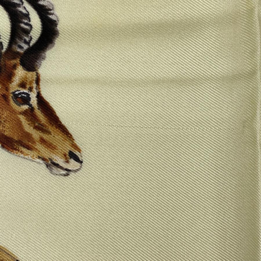 HERMES エルメス カレ 90 Kenya ケニア ライオン アニマル柄 HERMES エルメス カレ 90 Kenya ケニア ライオン アニマル柄