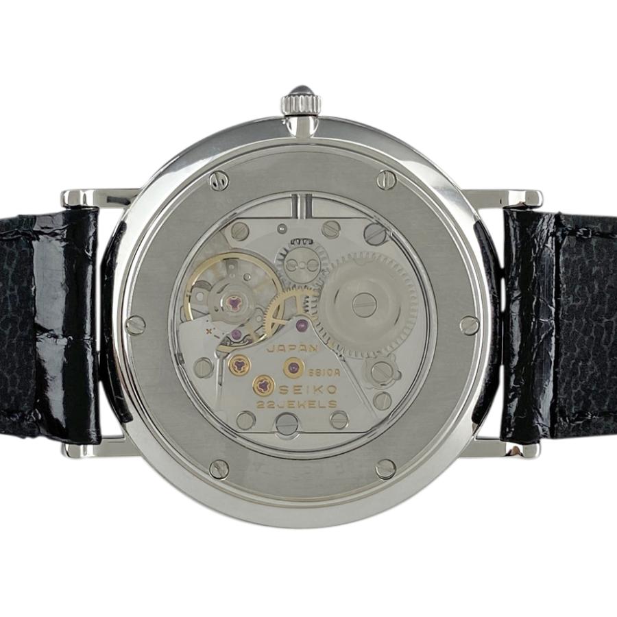 SEIKO セイコー メカニカル SCVL001 6810-8000 腕時計 SS レザー SEIKO セイコー メカニカル SCVL001 6810-8000 腕時計 SS レザー
