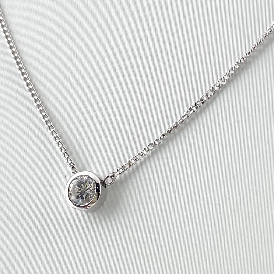 ブランド登録なし ダイヤモンド デザインネックレス プラチナ  