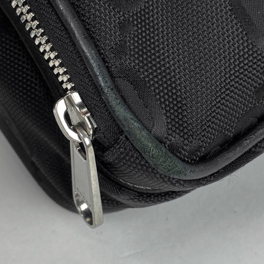 GUCCI グッチ オフ ザ グリッド ショルダーバッグ GG柄 ロゴ ナイロン ブラック 625850 レディース 中古 : リユース ...