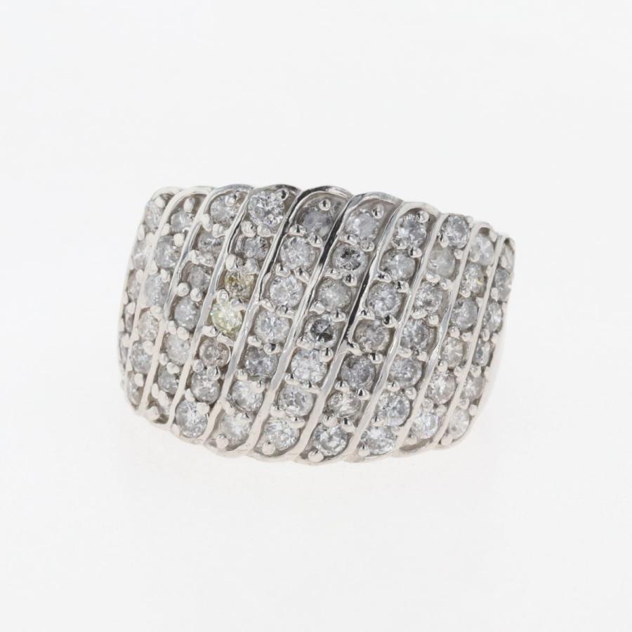 メレダイヤ デザインリング プラチナ 指輪 リング 14号 Pt900  