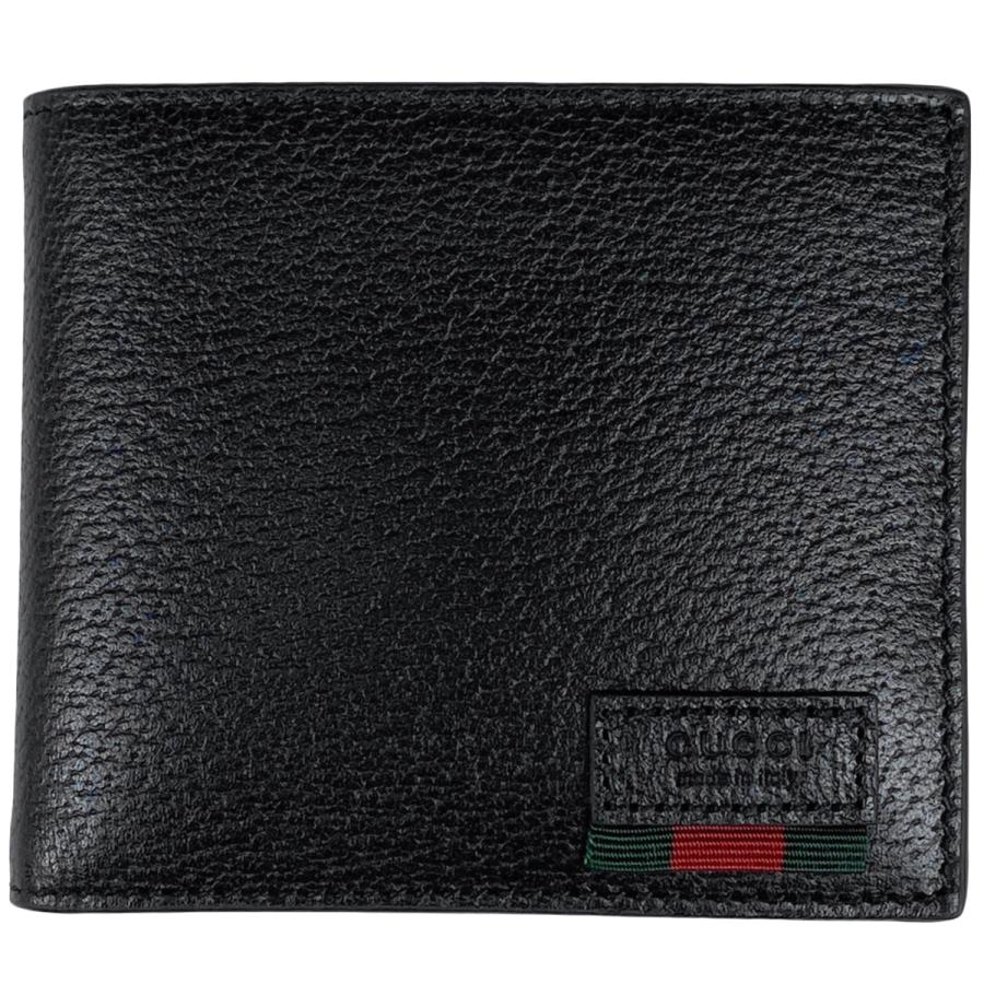 GUCCI グッチ ロゴ 二つ折り 財布 シェリーライン ウェブ カードケース  