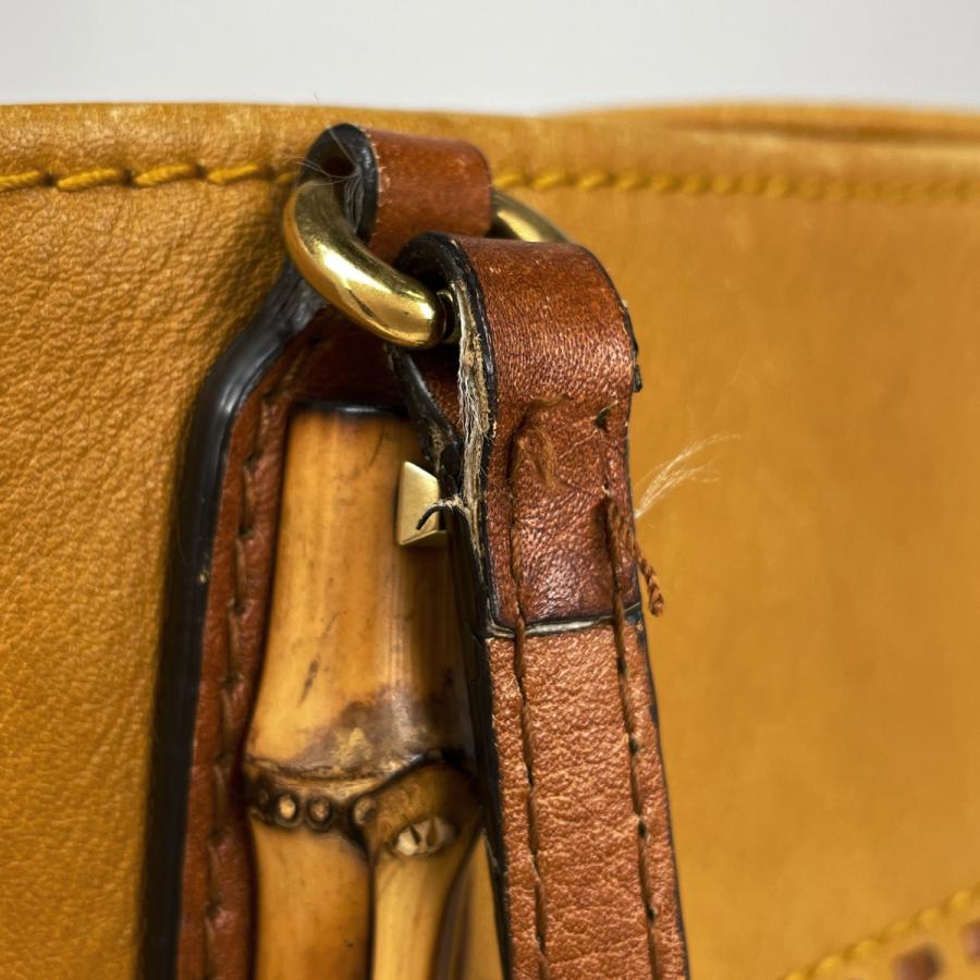 GUCCI（グッチ） GUCCI GG柄 トートバッグ バンブー ハンドバッグ
