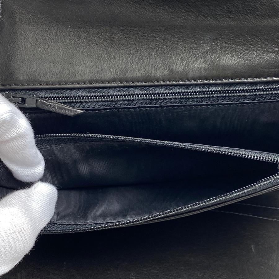 CHANEL（シャネル） ココマーク 三つ折り 長財布 がま口 長財布 レザー