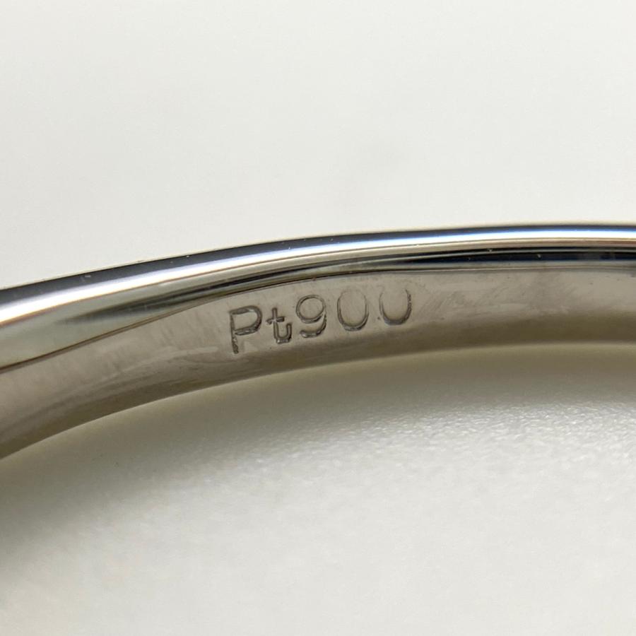 メレダイヤ デザインリング プラチナ 指輪 リング 19.5号 Pt900