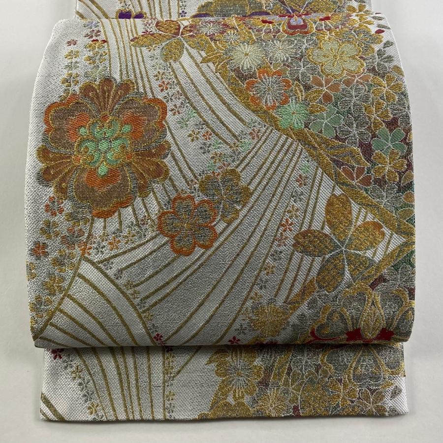 やまと レディースファッション 袋帯 美品 秀品 証紙あり 花丸文