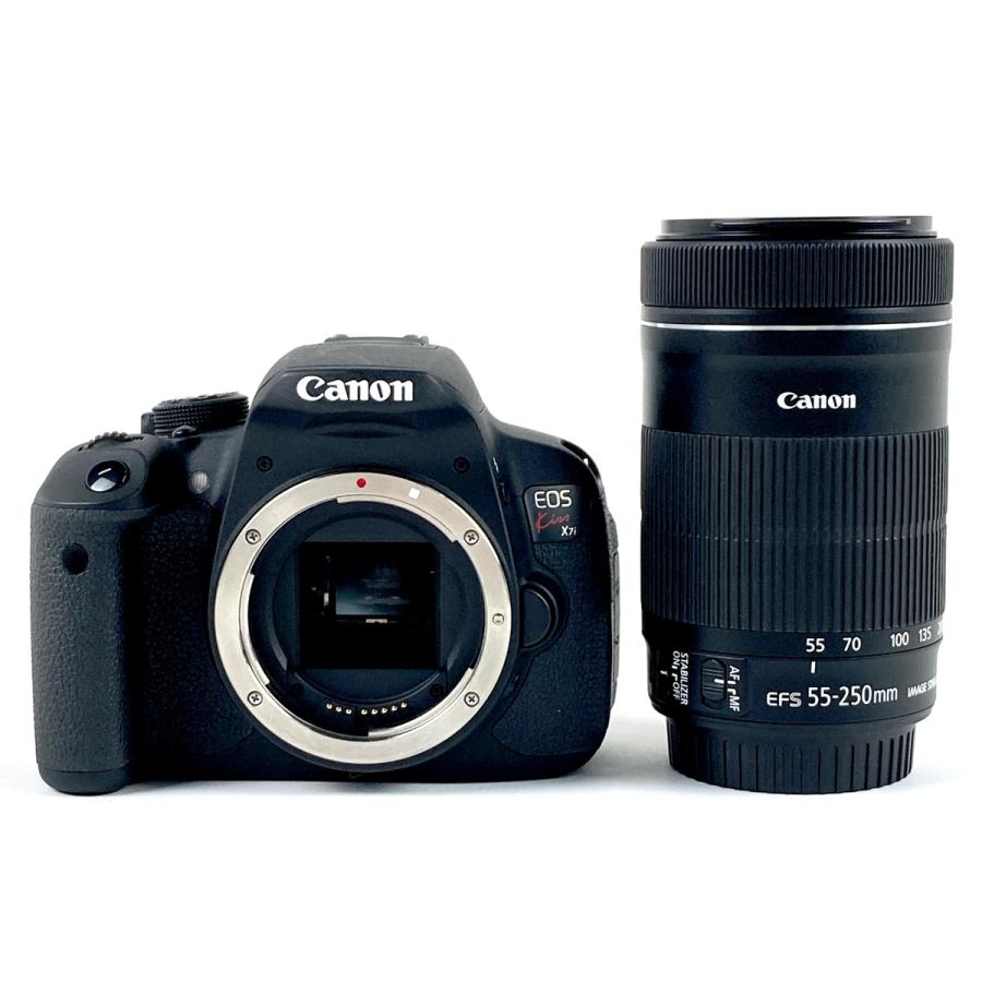 キヤノン Canon EOS Kiss X7i ＋ EF-S 55-250mm F4-5.6 IS STM デジタル 一眼レフカメラ 中古 ...