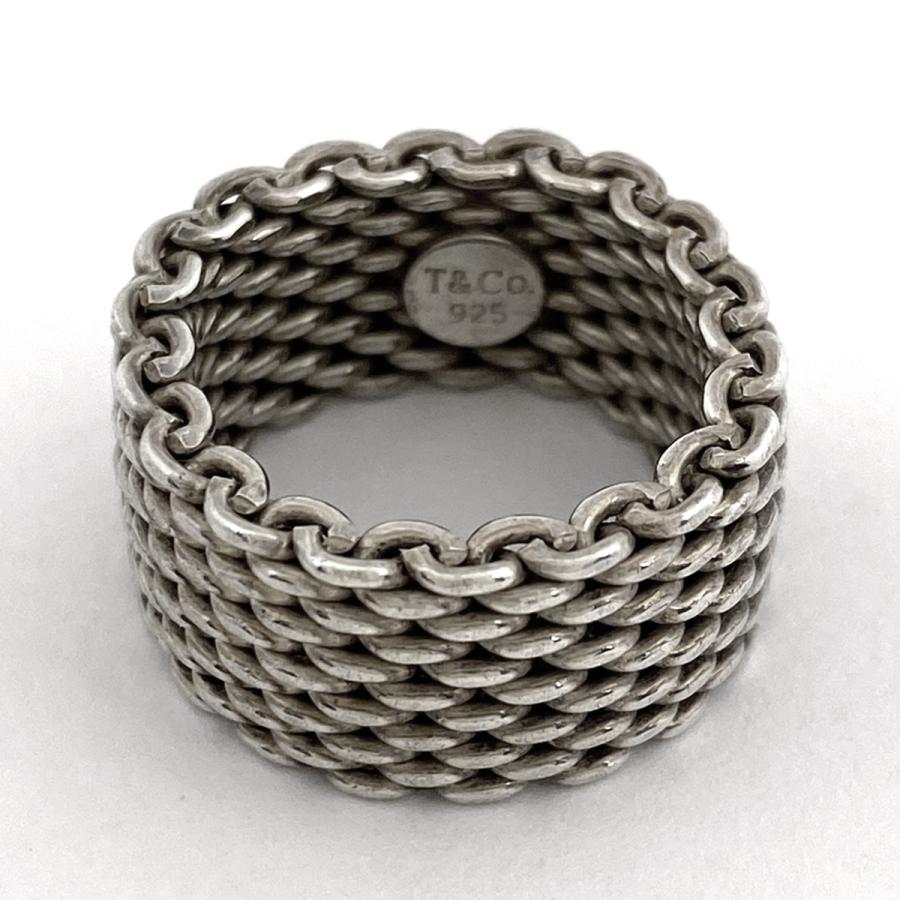 TIFFANY&Co. ティファニー サマセット メッシュ リング 指輪 約 TIFFANY&Co. ティファニー サマセット メッシュ リング 指輪 約