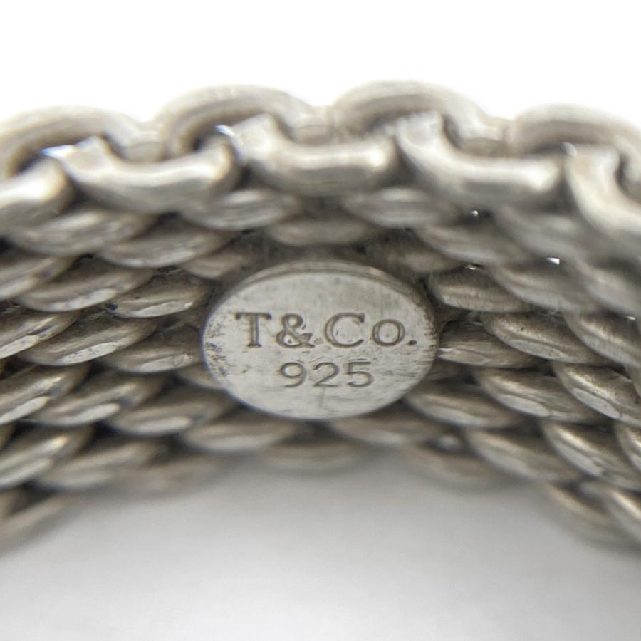 TIFFANY&Co. ティファニー サマセット メッシュ リング 指輪 約 TIFFANY&Co. ティファニー サマセット メッシュ リング 指輪 約