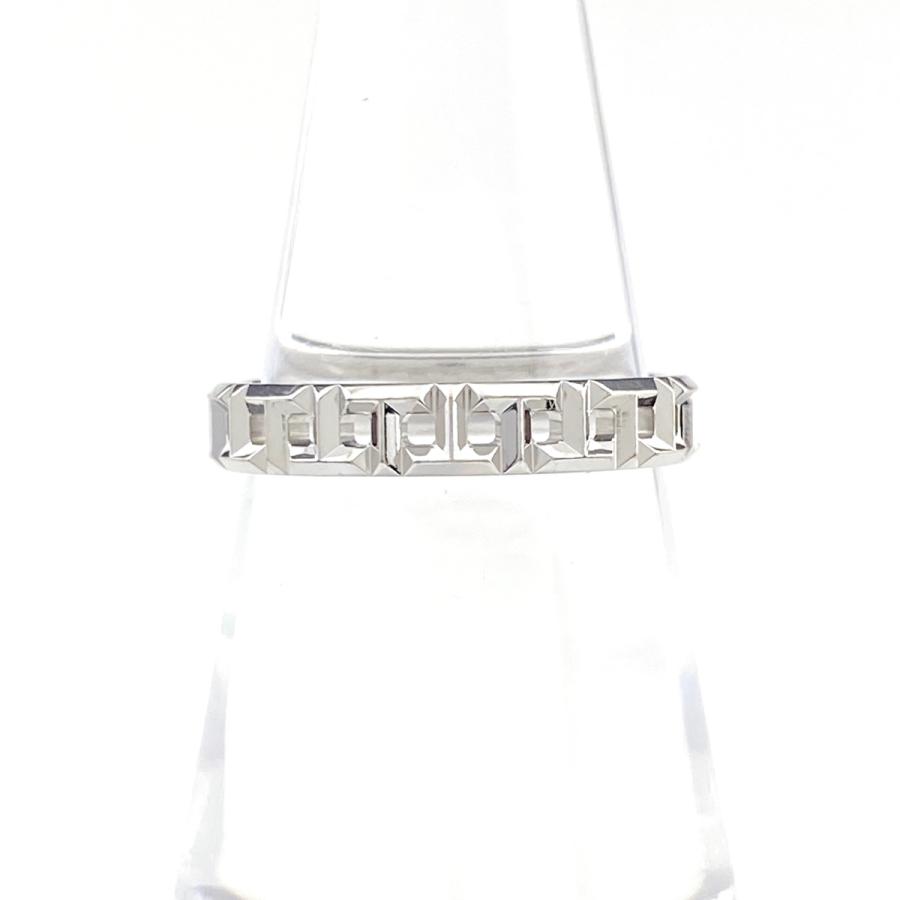 TIFFANY&Co. ティファニー T トゥルー ナロー リング WG ホワイト  
