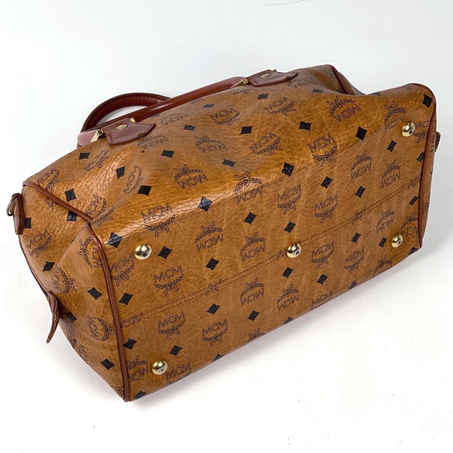 エム・シー・エム MCM ロゴグラム ハンドバッグ スタッズ 2WAY 