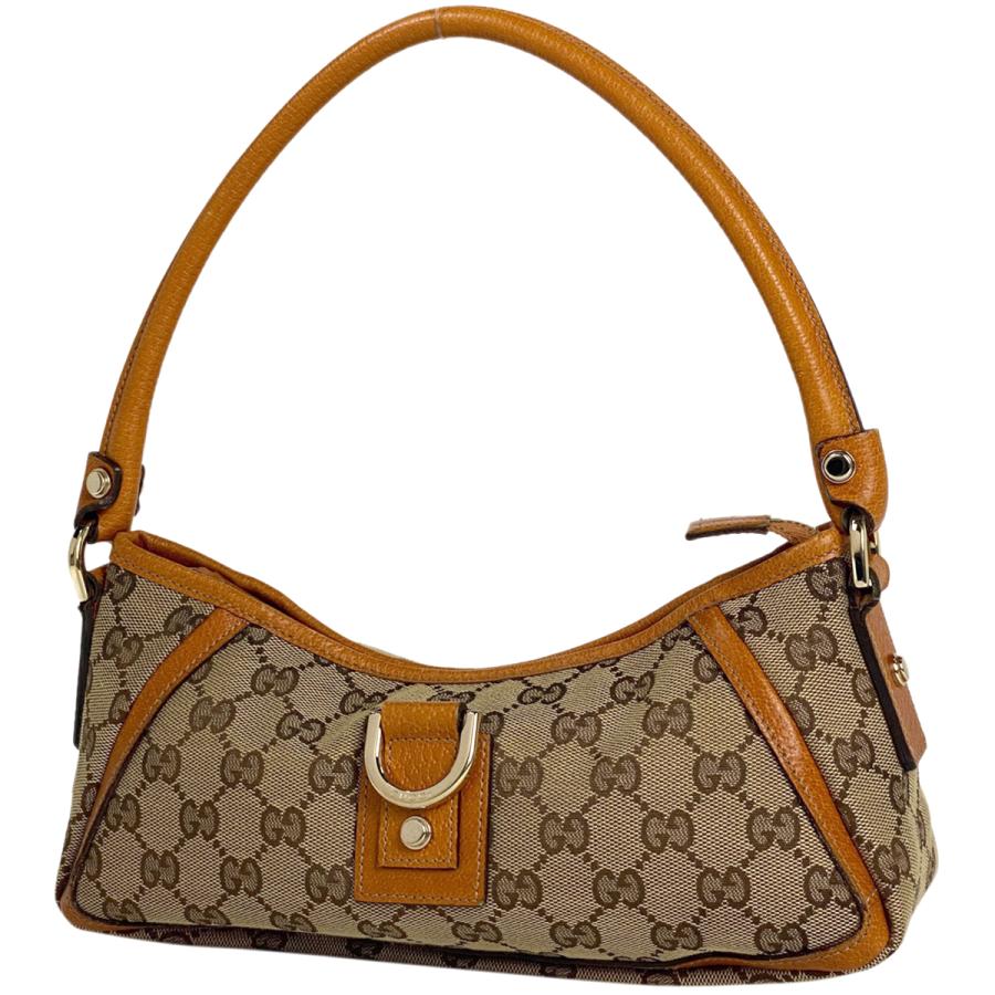 グッチ GUCCI GG柄 ショルダーバッグ キャンバスブラウン