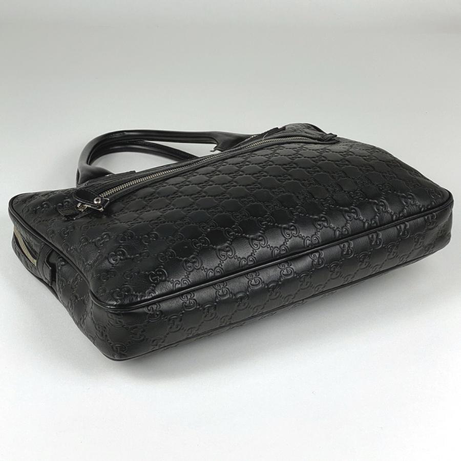 極美品】 グッチ GG シマ レザー ブリーフケース ビジネスバッグ 極美品】 グッチ GG シマ レザー ブリーフケース ビジネスバッグ