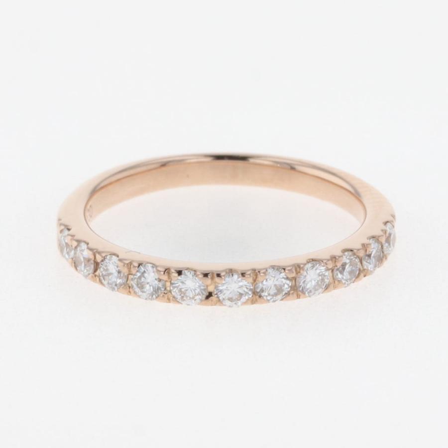 メレダイヤ デザインリング PG ピンクゴールド 指輪 リング 5.5号 K18  