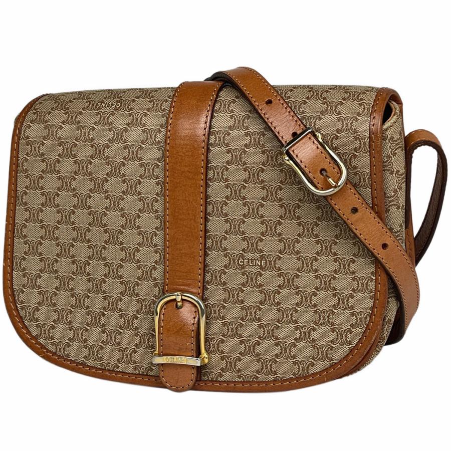セリーヌ CELINE マカダム柄 ショルダーバッグ 斜め掛け 総柄 ロゴ  