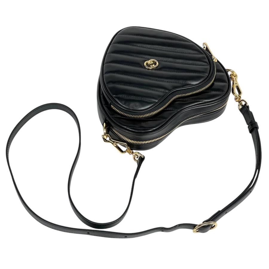 【GUCCI】グッチ チェーンショルダーバッグ モノグラム 冠婚葬祭 ブラック GUCCI】グッチ チェーンショルダーバッグ モノグラム 冠婚葬祭