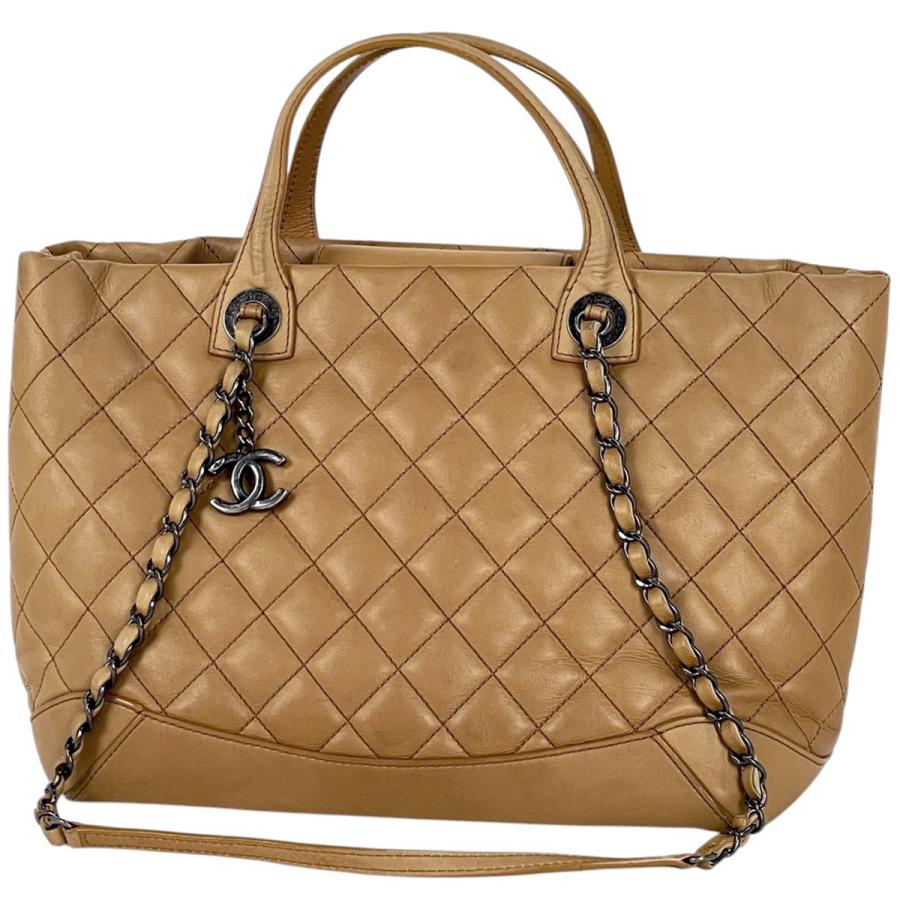 CHANEL シャネル ココマーク チェーン トートバッグ ショルダー CHANEL シャネル ココマーク チェーン トートバッグ ショルダー