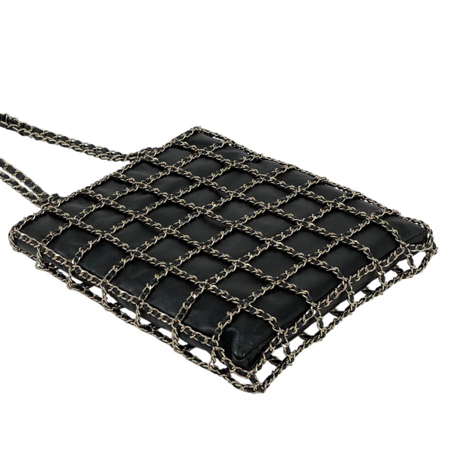 CHANEL シャネル ココマーク チェーン トートバッグ ショルダー CHANEL シャネル ココマーク チェーン トートバッグ ショルダー
