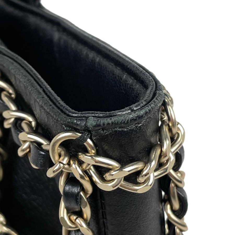 CHANEL シャネル ココマーク チェーン トートバッグ ショルダー CHANEL シャネル ココマーク チェーン トートバッグ ショルダー