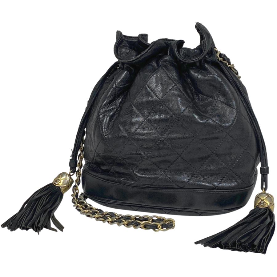 シャネル CHANEL ココマーク フリンジ チェーン ショルダー 