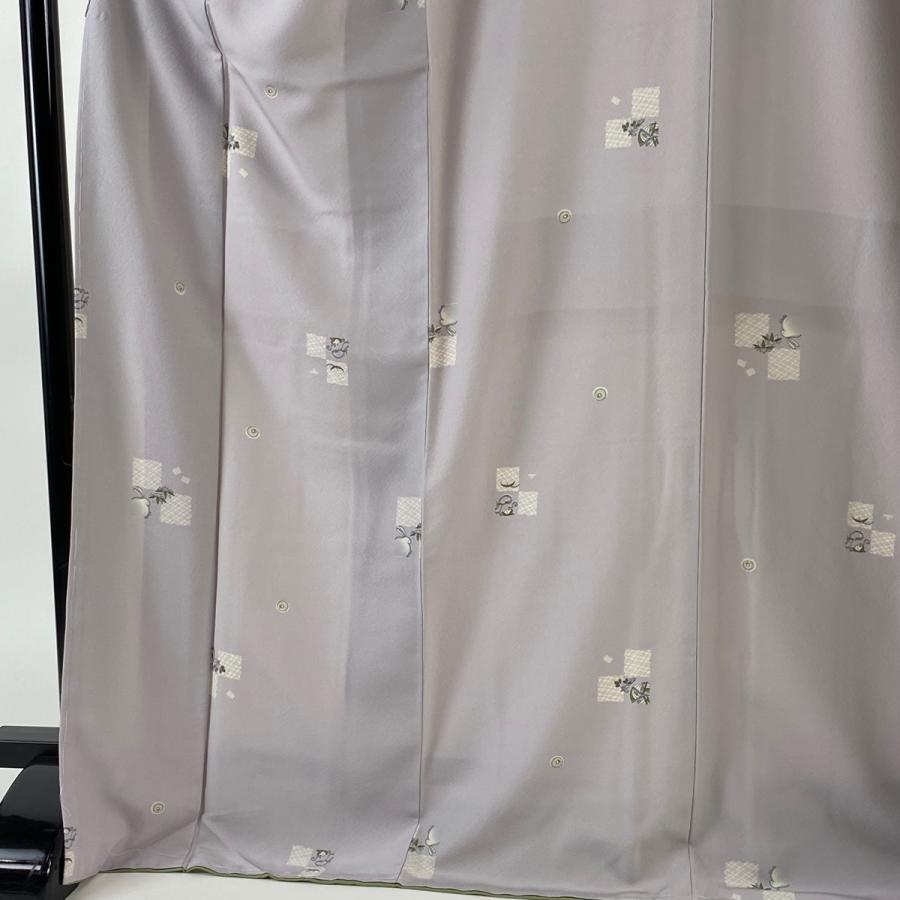 小紋 身丈172cm 裄丈69.5cm L 袷 名古屋帯セット うさぎ 瓢箪 薄紫 正絹 秀品 中古 : リユースセレクトショップバイセル ...