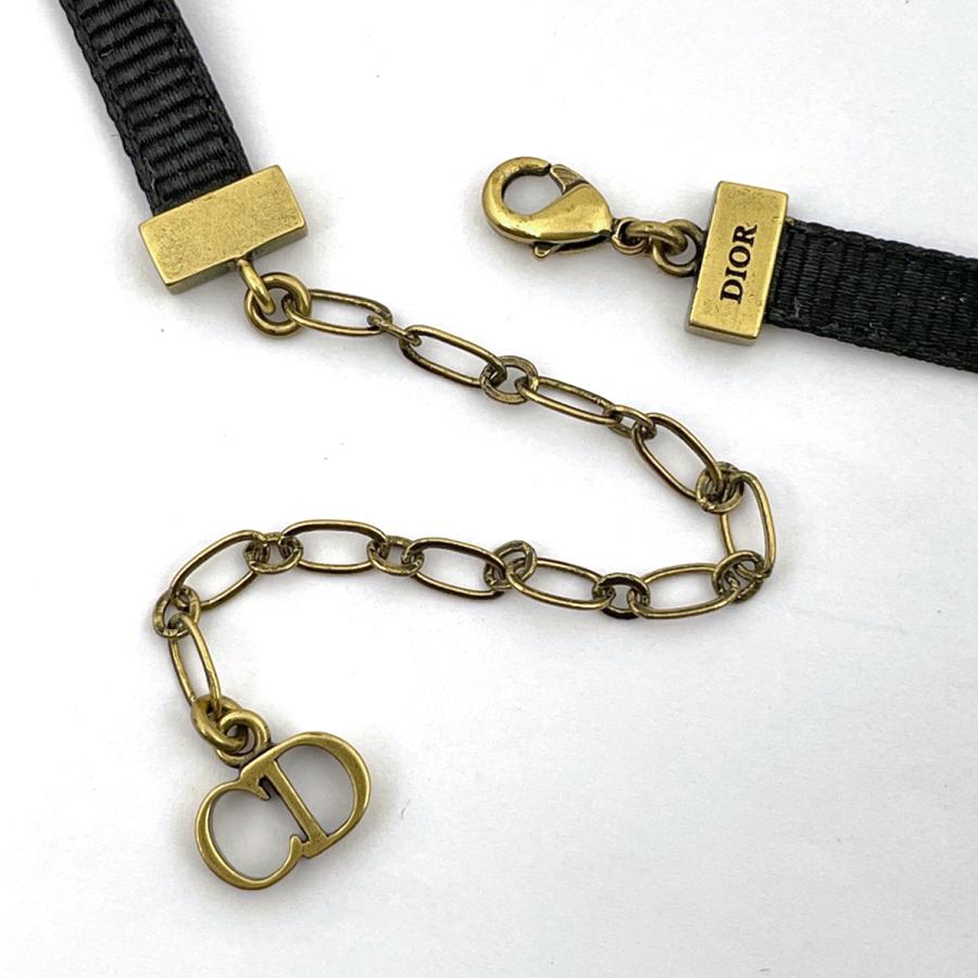 クリスチャンディオール Christian Dior ロゴ ネックレス J