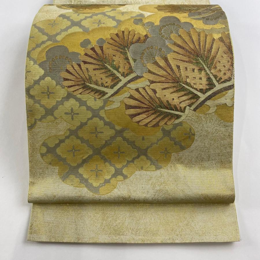 袋帯 名品 お太鼓柄 正絹 【中古】