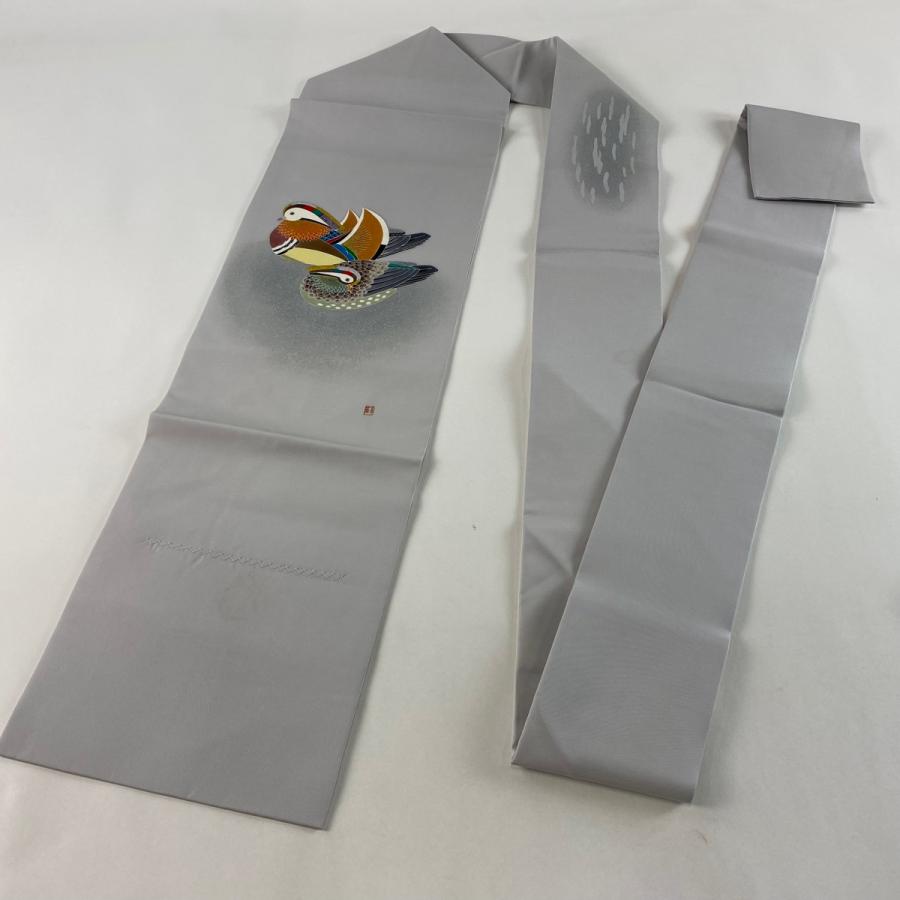 羽田登喜男製 か、月に萩図 茶道具 灰匙 茶道 共箱 付 古物vintage