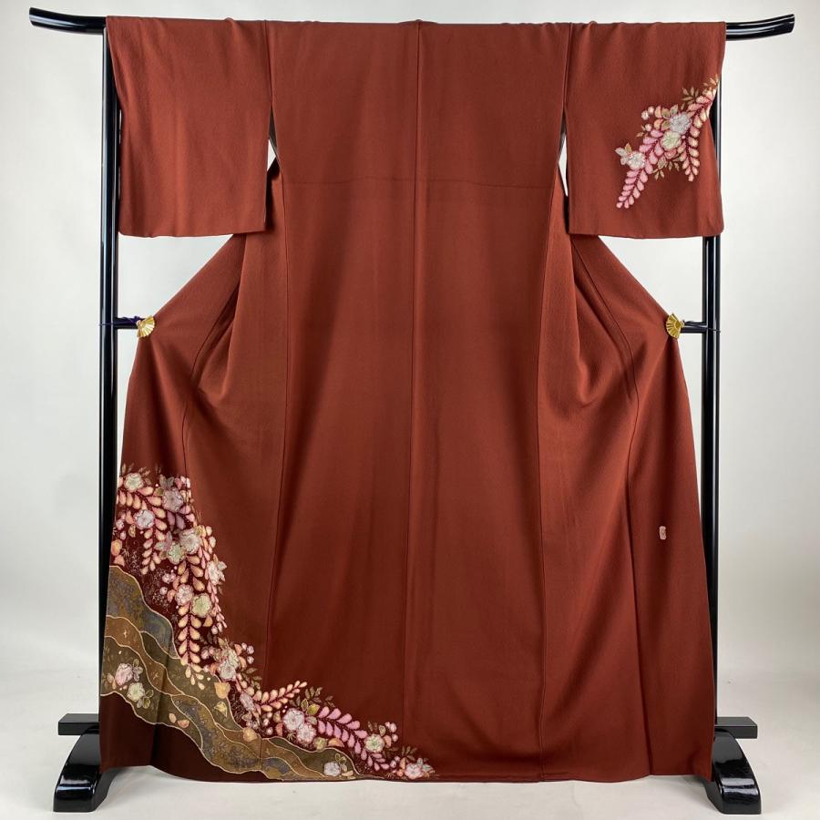 付下げ 身丈169cm 裄丈67cm M 袷 翠山工房 やまと 落款あり 辻が花  