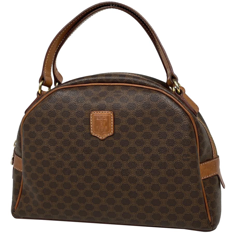 CELINE セリーヌ マカダム柄 ハンドバッグ コーティング CELINE セリーヌ マカダム柄 ハンドバッグ コーティング